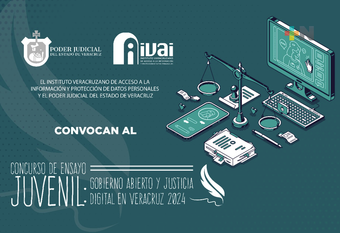 Convocan al concurso de ensayo juvenil, «Gobierno abierto y justicia digital en Veracruz 2024»